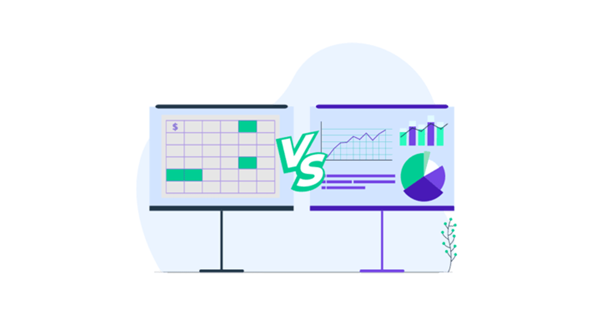 Illustration: Annual budget vs financial model