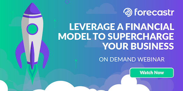 Banner: On Demand Webinar about how to Leverage Your Financial Model to Supercharge Your Business