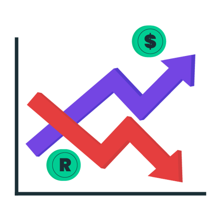 Illustration: Inflation driving price up and revenue down