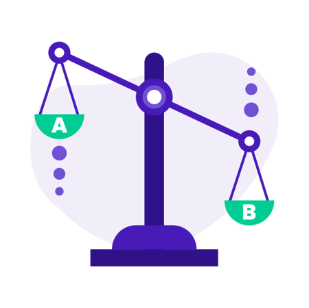 Illustration: Weighing 2 options